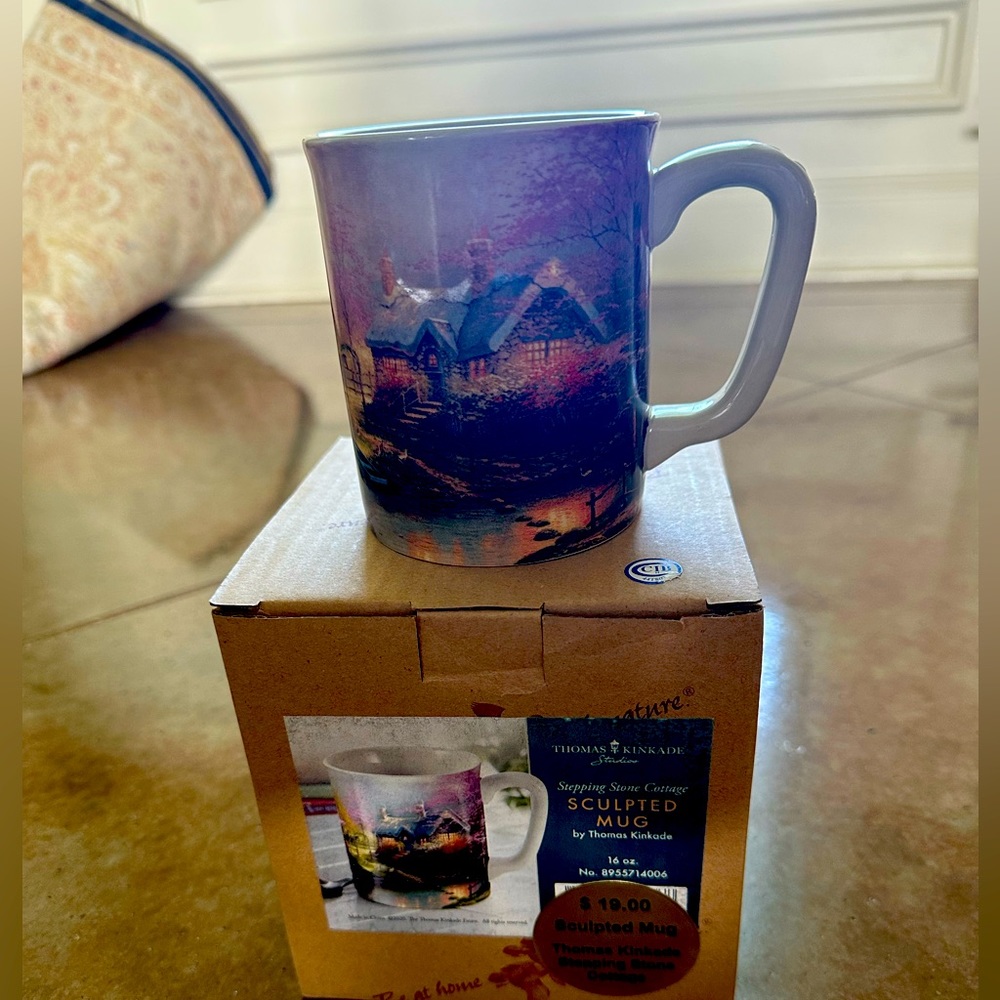 Thomas Kinkade Stepping Stone Cottage Mug